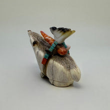 Load image into Gallery viewer, Fierce Medicine Badger With Song Bird