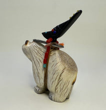 Load image into Gallery viewer, Happy Energy Medicine Bear With Magpie Friend