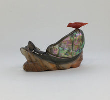 Load image into Gallery viewer, Abalone Fox With Coral Friend
