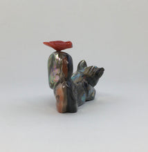 Load image into Gallery viewer, Abalone Fox With Coral Friend