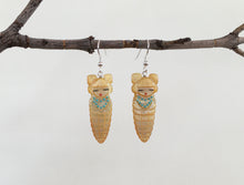 Load image into Gallery viewer, Golden Corn Maiden Earrings