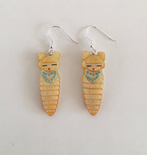 Load image into Gallery viewer, Golden Corn Maiden Earrings