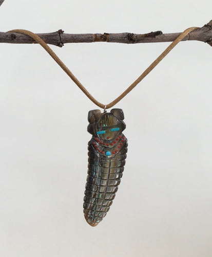 Abalone Corn Maiden Pendant