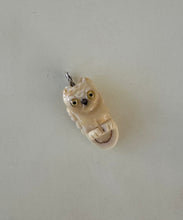 Load image into Gallery viewer, Bright Eyed Horn Owl Pendant
