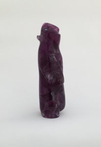 Purple Fluoride Stargazing Bear