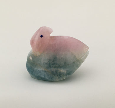 Nesting Rose Quartz Eagle