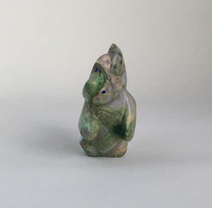 Variscite Standing Wolf